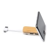 KRUSE USB hub από μπαμπού και ίνες σίτου – όψη 3