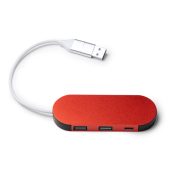 DORIAN USB hub από ανακυκλωμένο αλουμίνιο – όψη 2