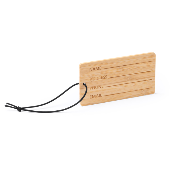 KABORE lanyard με θήκη κάρτας από μπαμπού
