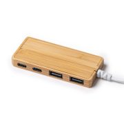 PABLEK USB hub από μπαμπού – όψη 3