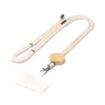 NIBIS lanyard με θήκη κάρτας από βαμβάκι και μπαμπού