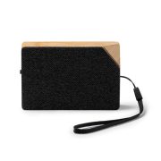 YUNKER ηχείο Bluetooth από ανακυκλωμένο πολυεστέρα RPET και μπαμπού – όψη 2