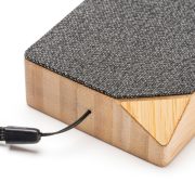 YUNKER ηχείο Bluetooth από ανακυκλωμένο πολυεστέρα RPET και μπαμπού – όψη 4