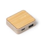 CLUNI USB hub από μπαμπού και ίνες σιταριού