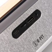MORNIX ηχείο Bluetooth από RPET και μπαμπού – όψη 4