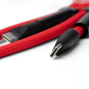 DENKI lanyard με θήκη κάρτας από ανακυκλωμένο νάιλον – όψη 4
