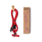 DENKI lanyard με θήκη κάρτας από ανακυκλωμένο νάιλον – όψη 6
