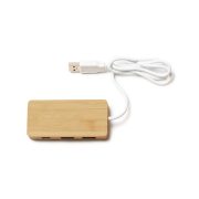 NEPTUNE USB hub από bamboo – όψη 2