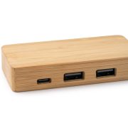 NEPTUNE USB hub από bamboo – όψη 4