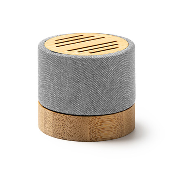 TAKAY ηχείο Bluetooth από μπαμπού και ύφασμα RPET – όψη 2