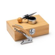 TINTOS σετ κρασιού και τυριού από ανοξείδωτο χάλυβα και μπαμπού – όψη 5