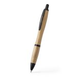 SAGANO διαφημιστικό στυλό από σώμα: Μπαμπού. Κλιπ: Μεταλλικό. Κουμπί και μύτη: PP